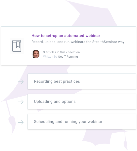 setting up an automated webinar